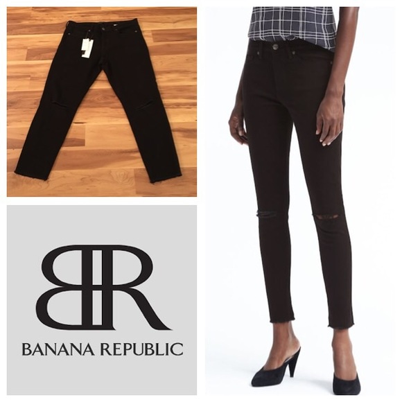 banana republic black jeans